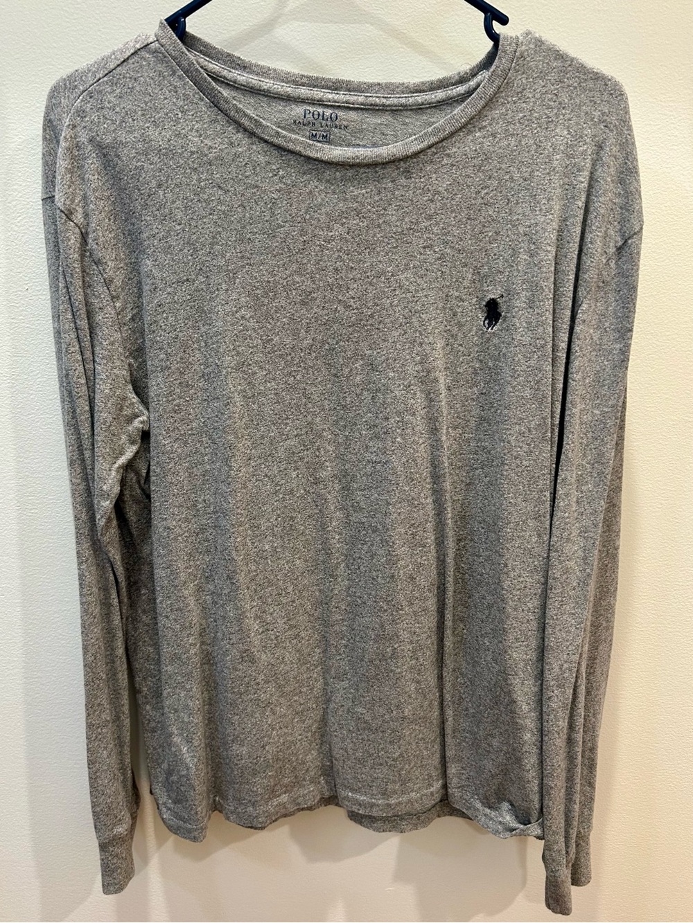 Polo Ralph Lauren Gray Long Sleeve Tee Crewneck M